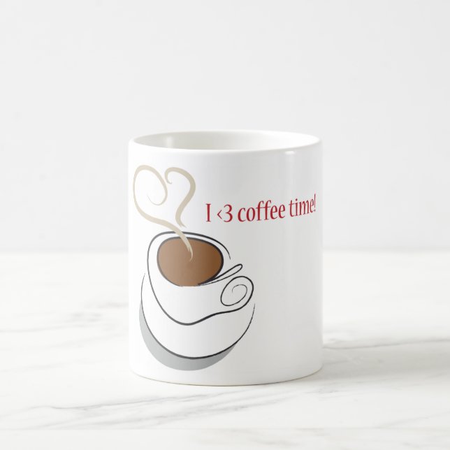 I love coffee Time! Mug (Center)