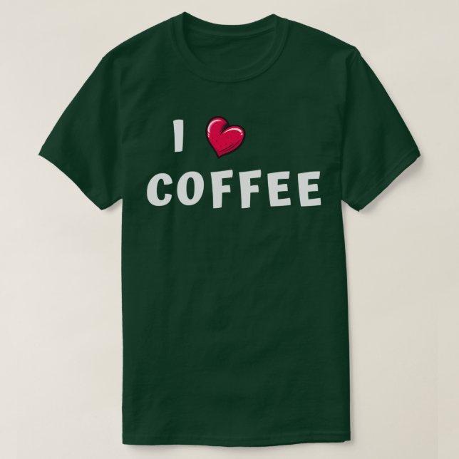 I love coffee Tshirt Classic TShirt (Design Front)