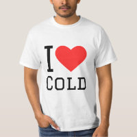 I love cold square sticker