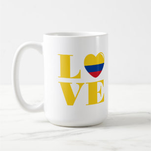 I love Colombia Coffee Mug