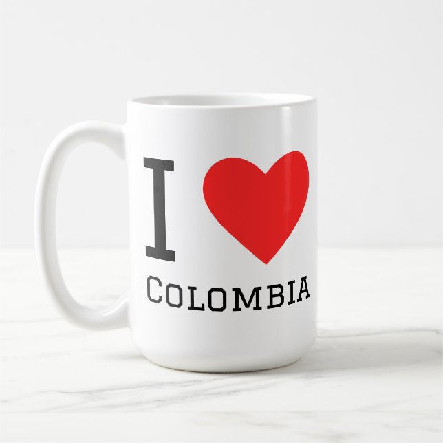 I love Colombia  Coffee Mug (Left)