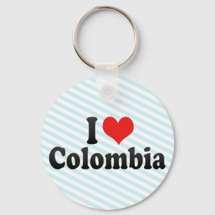 I Love Colombia Key Ring
