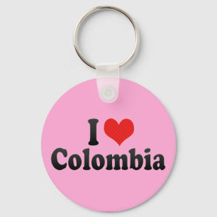 I Love Colombia Key Ring