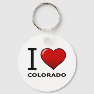 I LOVE COLORADO KEY RING