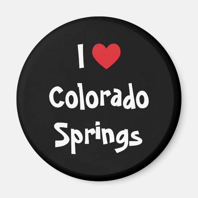 I Love Colorado Springs Magnet (Front)