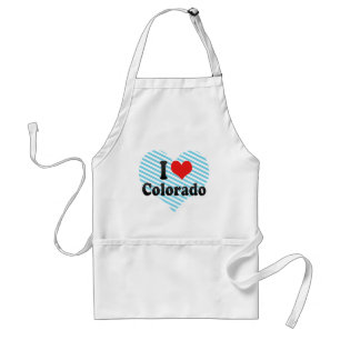 I Love Colorado Standard Apron