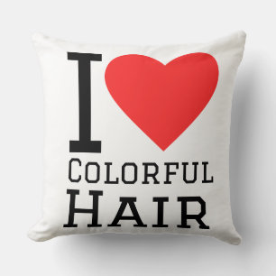 I love colorful hair cushion