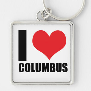 I love Columbus Key Ring