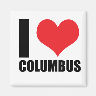 I love Columbus Magnet