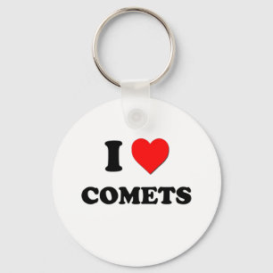 I love Comets Key Ring