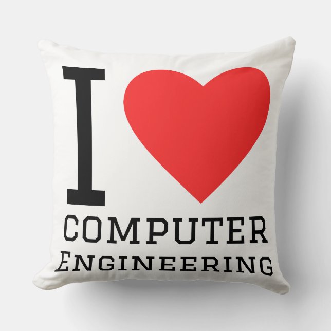 I love computer engineering  cushion (Front)