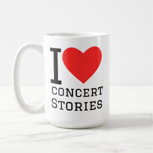 I love concert stories coffee mug