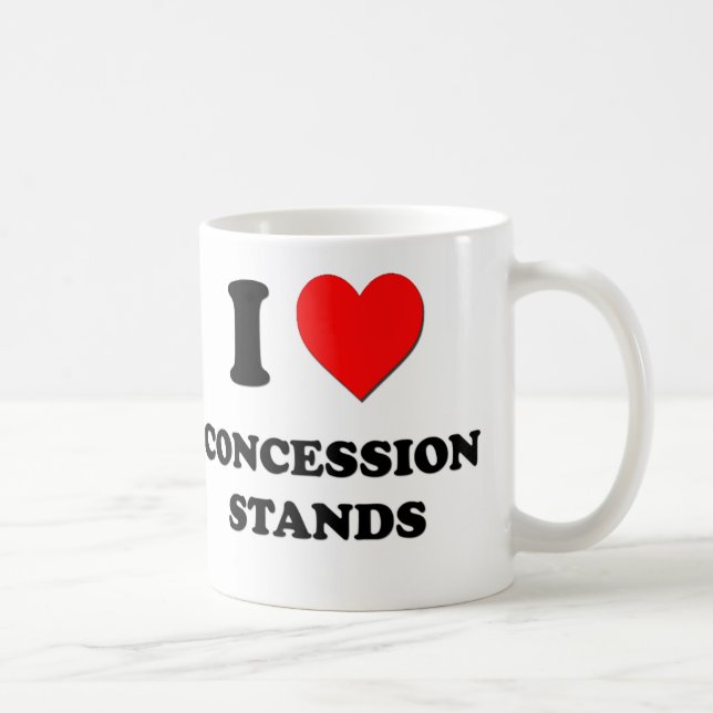 I love Concession Stands Coffee Mug (Right)