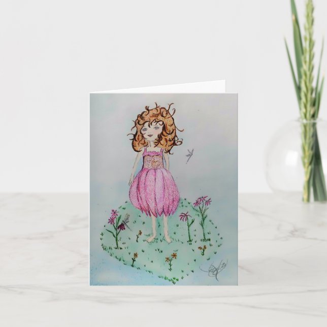 I love cone flowers  note card (Front)