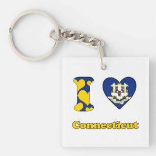 I love Connecticut Key Ring