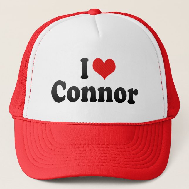 I Love Connor Trucker Hat (Front)