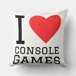 I love console games cushion