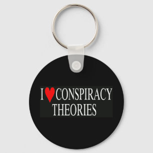 I Love Conspiracy Theories Key Ring