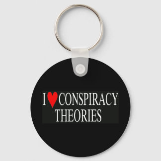 I Love Conspiracy Theories Key Ring