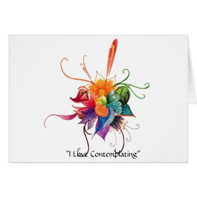 "I Love Contemplating" (Front Horizontal)