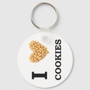 I Love Cookies Key Ring