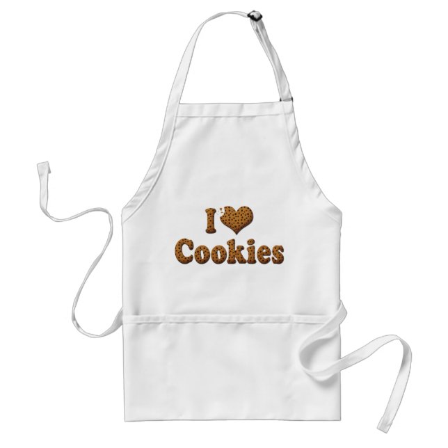 I Love Cookies Standard Apron (Front)
