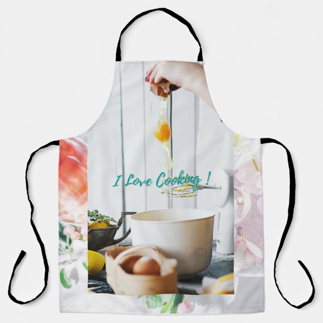 “I Love Cooking!”  Apron (Front)