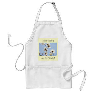I Love Cooking for my Family! Spring Magnolias Standard Apron