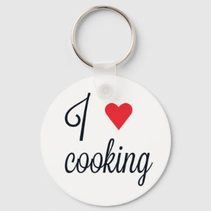 I Love Cooking Key Ring