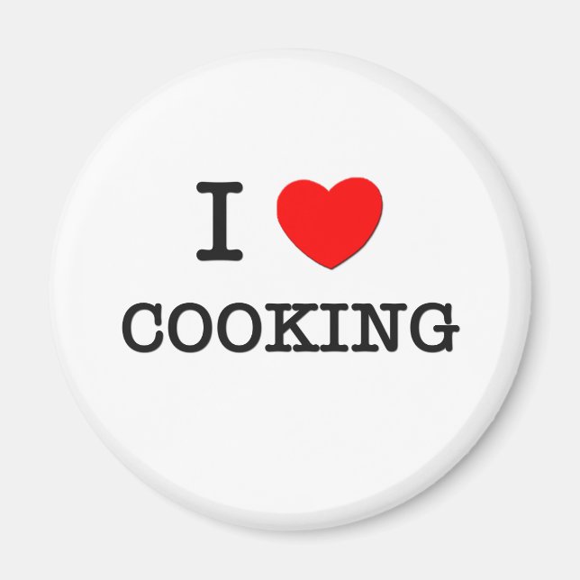 I LOVE COOKING MAGNET (Front)
