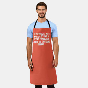 "I love cooking with my kids. It's like a science  Apron