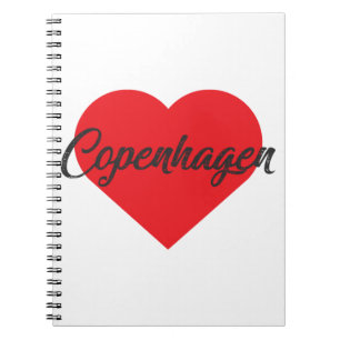 I Love Copenhagen - Denmark Notebook