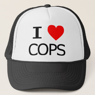 I Love Cops Trucker Hat