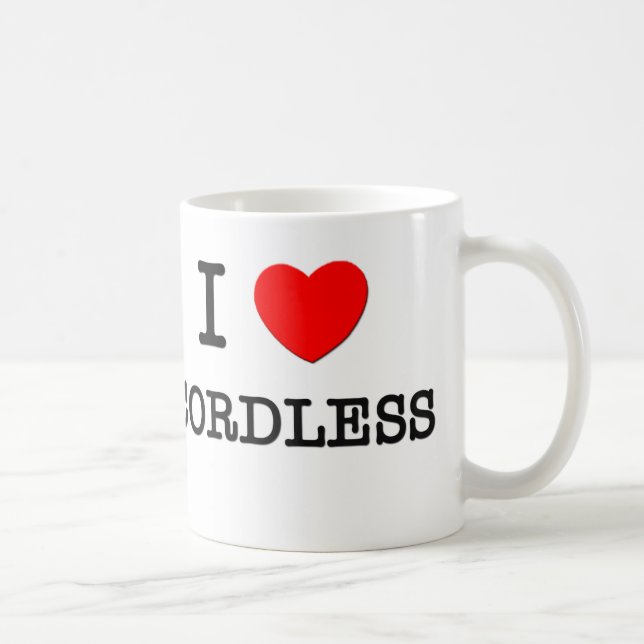 I Love Cordless Coffee Mug (Right)