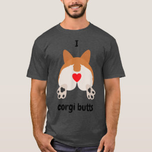 I Love Corgi Butts T-Shirt