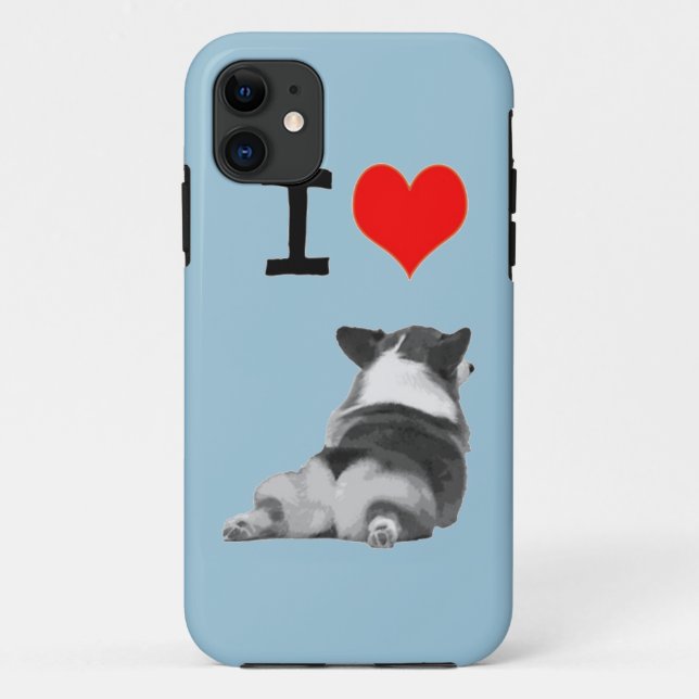 I Love Corgis Case-Mate iPhone Case (Back)