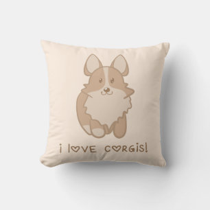 I Love Corgis Cushion