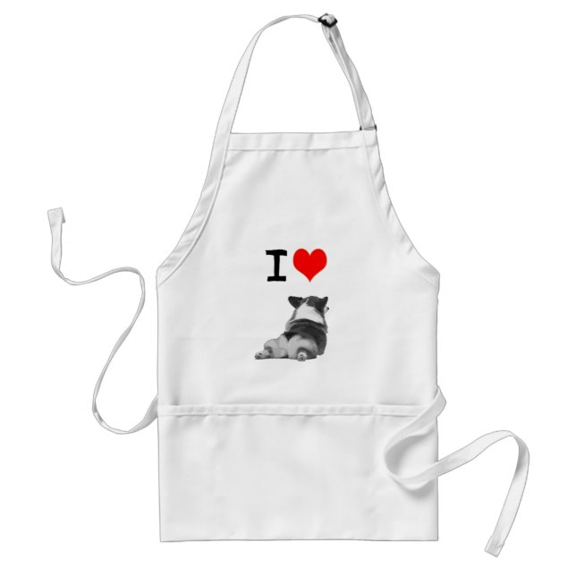 I Love Corgis Standard Apron (Front)
