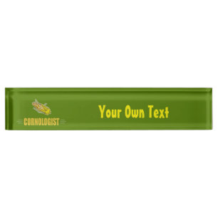 I Love Corn Nameplate