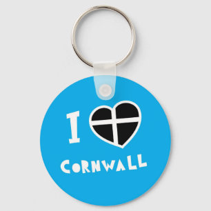 I love Cornwall Key Ring