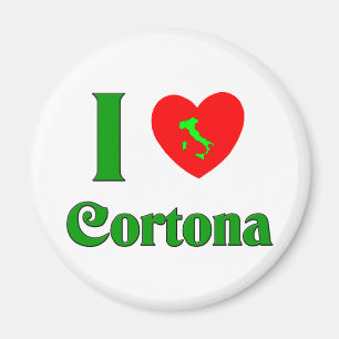 I Love Cortona Italy Magnet