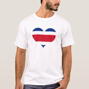 I Love Costa Rica Flag T-Shirt