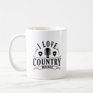 I Love Country Music Coffee Mug