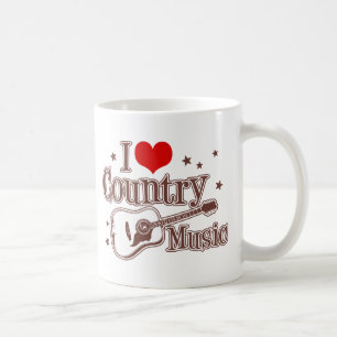 I Love Country Music Coffee Mug