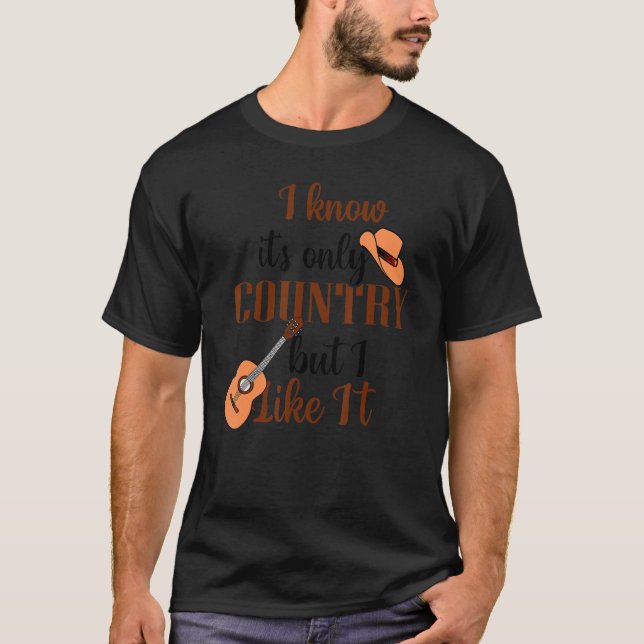I Love Country Music T-Shirt (Front)