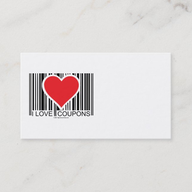 I Love Coupons Discount Card (Front)
