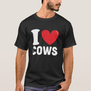 I Love cows, Best cow lover gift T-Shirt