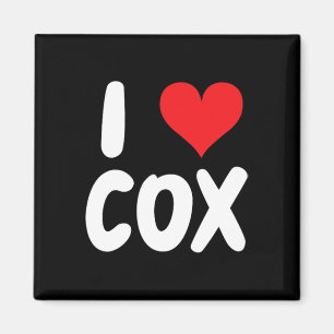I Love Cox - Heart - Name Magnet