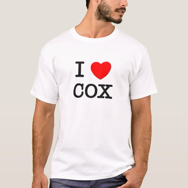 I Love Cox T-Shirt (Front)