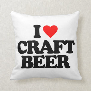 I LOVE CRAFT BEER CUSHION